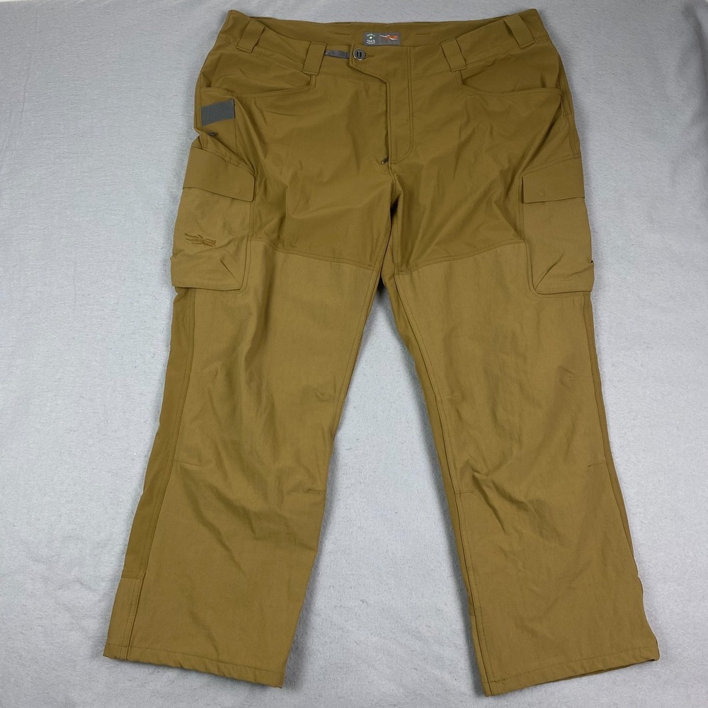 Sitka Mens hanger Work Pants Pants 42R cargo insect shield saw pocket cordura